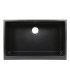 LS-GCF78 Granite Farmhouse Sink Black